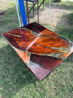 Live Wood Epoxy Resin Table