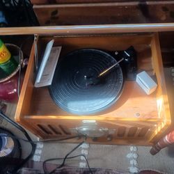 Radio,record player,cassette