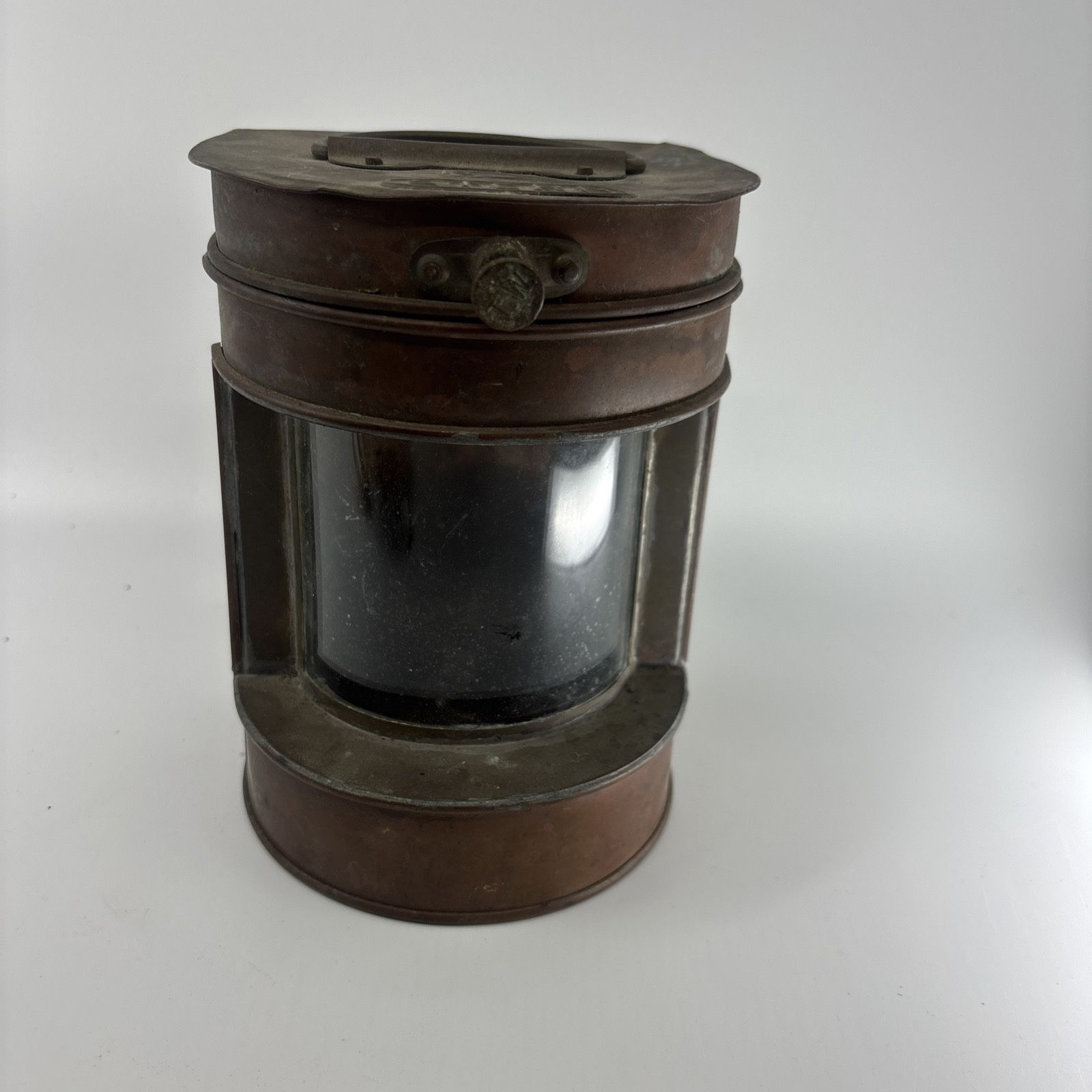 Rare Maritime Navigation Light Tung Woo Hong Kong Stern Ship Lantern