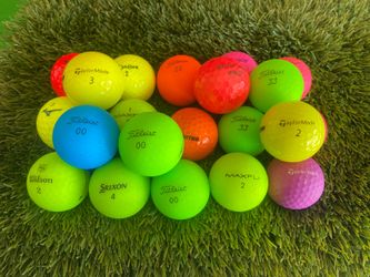 21 mix colored golf ⛳️ balls
