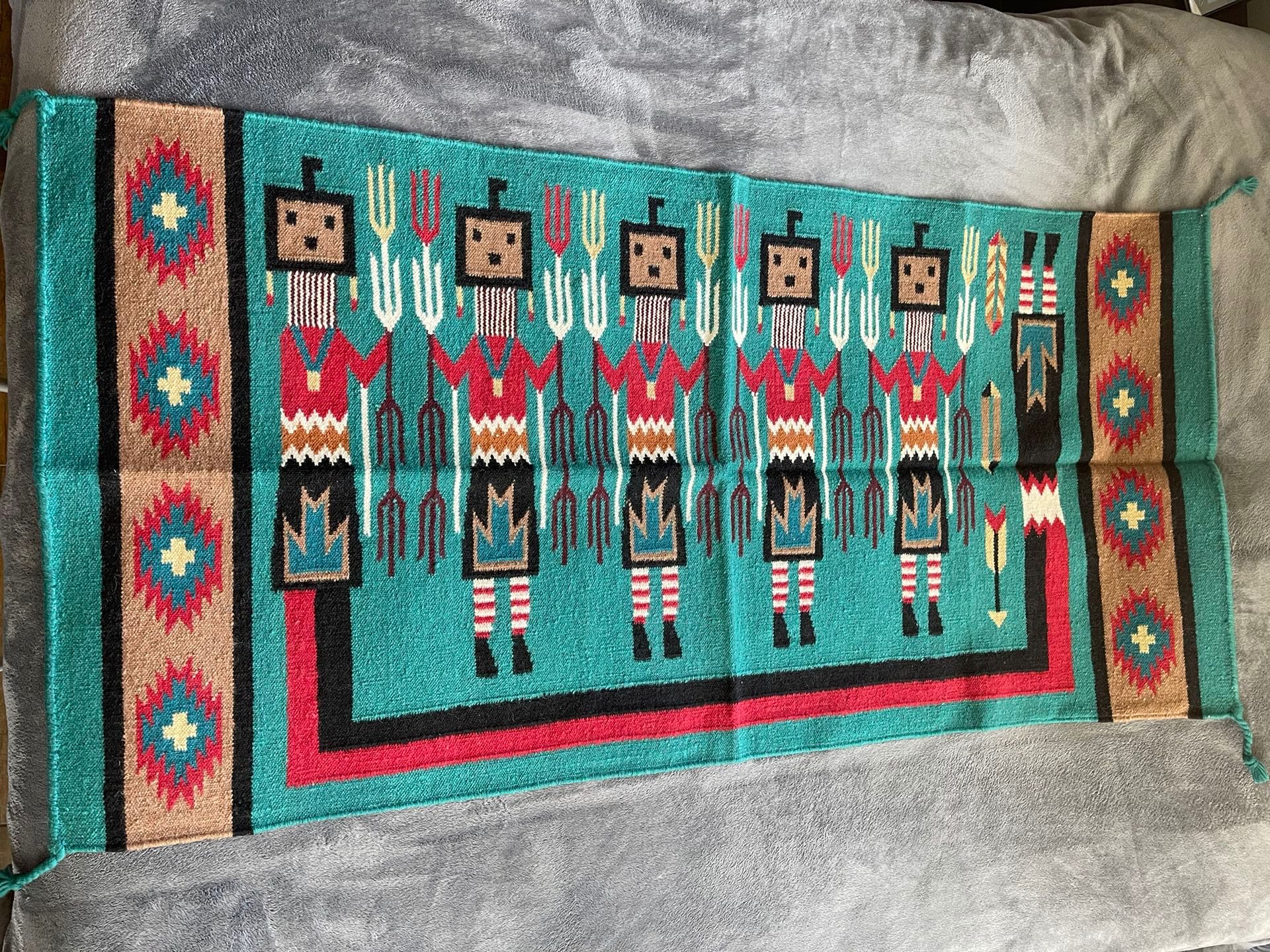 “YEI” Rug 34”x64” Wool Rug