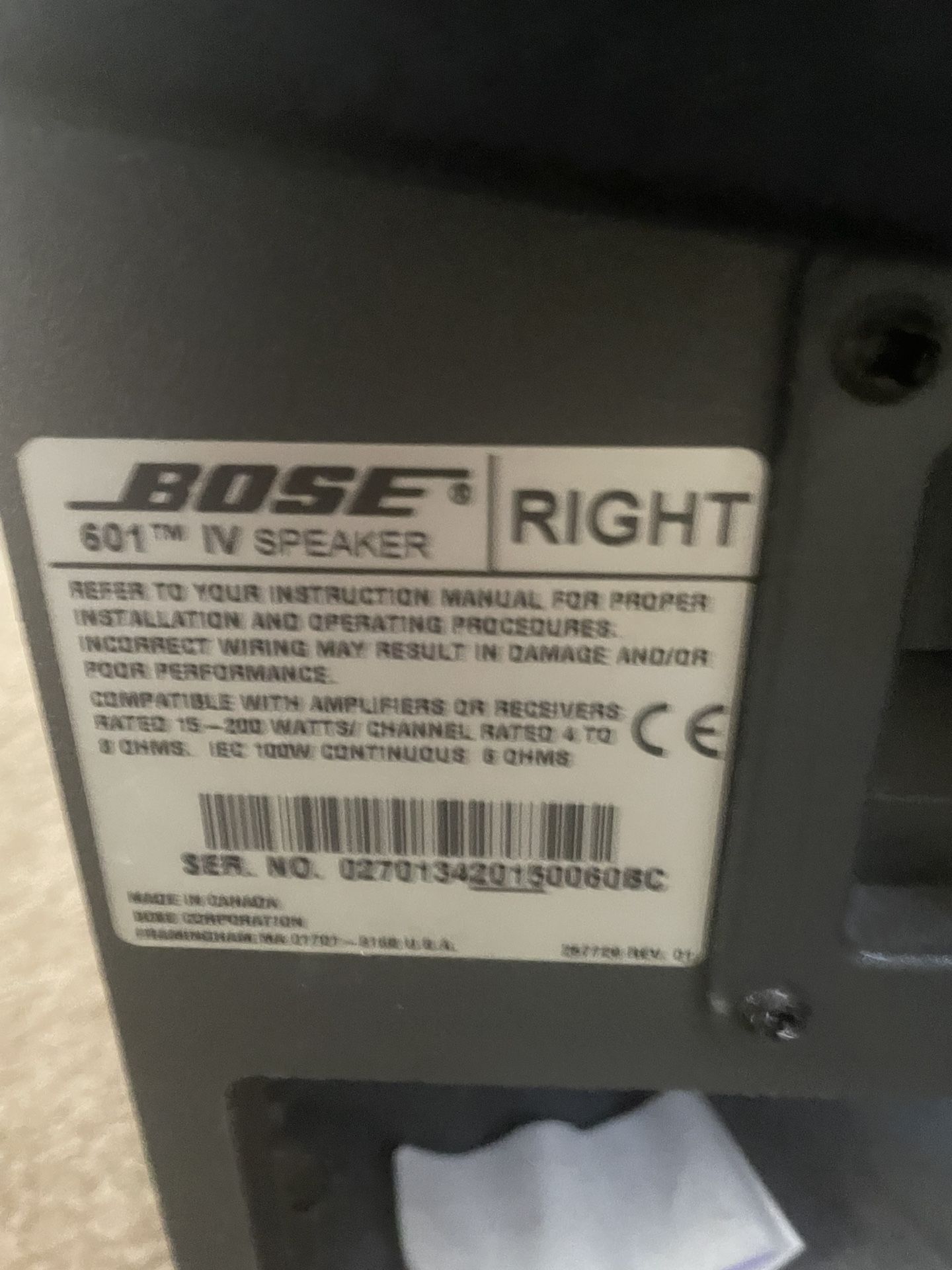 Bose 601 Series IV Floor Speakers for Sale in Las Vegas, NV OfferUp