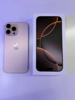 iPhone 16 Pro Max in Desert Titanium 512gb with Apple Care