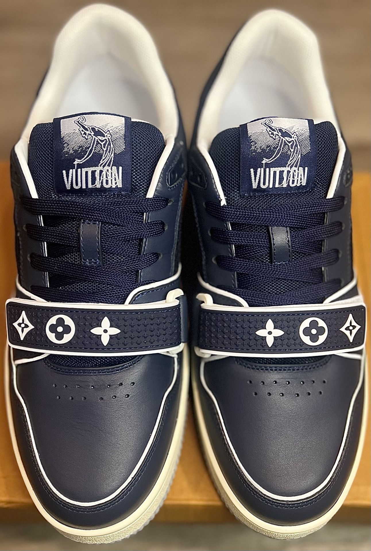 Authentic Louis Vuitton Sneakers With Shirt Brand New With Box And Dust  Bag. Men Size 11 And 12. Shirt Medium/large. 400$ for Sale in Houston, TX -  OfferUp