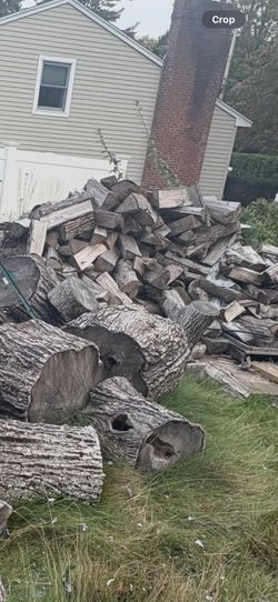 Seasoned Firewood logs for fire pit, fireplace.