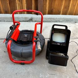 RIDGID Seesnake compact 100ft inspection Camera w/ monitor black & white image