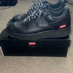 Black Supreme Air Forces ($60) Sz 13