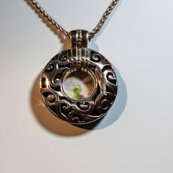 Brighton Opera necklace with gold and silver toned extension