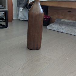 Wooden Bottle Decor