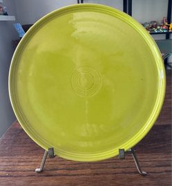 Fiestaware chop plate