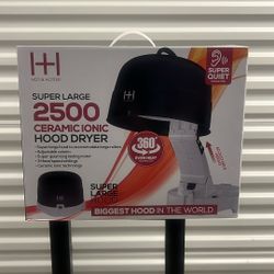 HOT & HOTTER SUPER LARGE 2500 CERAMIC IONIC HOOD DRYER