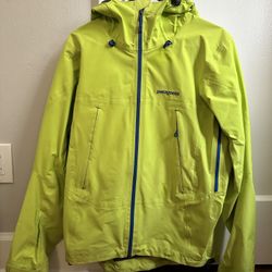 Patagonia Super Pluma Gore-Tex Pro Jacket, Size Small, Lotus Green