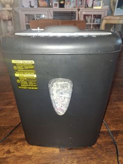 Almost new,  paper shredder.