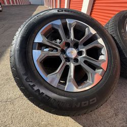 20s Chevy Gmc High Country Oem Rims Rines Wheels Tires 6lug Oem New