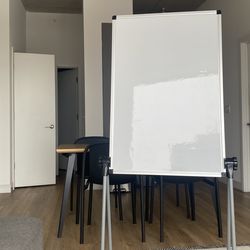 Double sided white board
