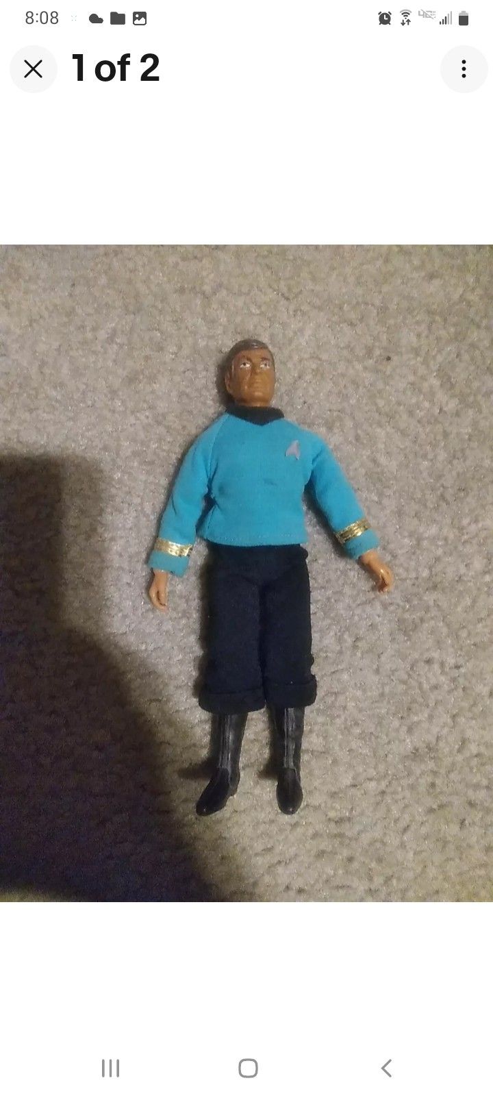 1974 Mego Star Trek Dr. Bones McCoy Action Figure