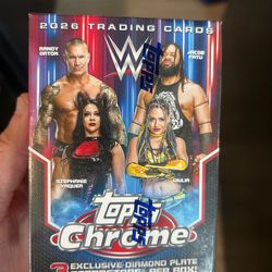 2026 Topps chrome WWE blaster box . I have 3
