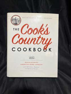 2008 The Cooks Country Cookbook Recipes Hardcover Americas Test Kitchen Book VG 