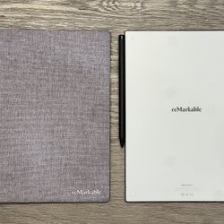Almost new Remarkable 2 Tablet + Marker Pen Full Bundle