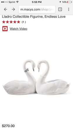 Lladro endless love in box