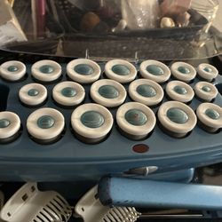 Curlers And Flat Iron