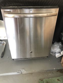 Stainless steel dishwasher in perfect condition