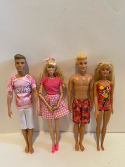 Barbie and Ken doll couples