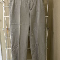 BANANA REPUBLIC Tan Khaki Cotton Stretch Capri Dress Pants Cropped Womens 8 Reg