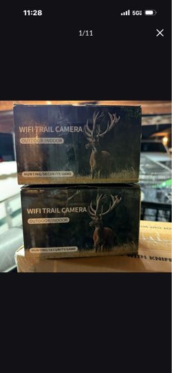 WiFi Trail Camera Outdoor/Indoor – Lot of 2