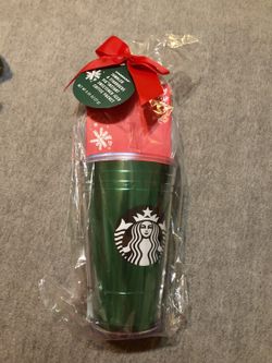 Starbucks tumbler gift set.