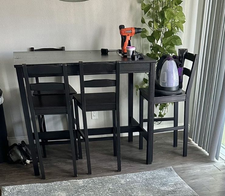 IKEA Black Dining Table