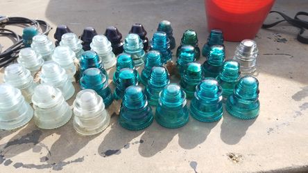 I have some insulators for sale from $5 to $10 a piece