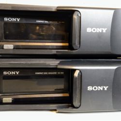 Sony CDX-415RF, Compact Disc Changer System, Made In Japan, 2 Units