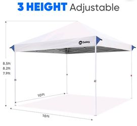 ⛺☀️ 10x10 INSTANT POP-UP CANOPY TENT – FAST & EASY SETUP! ☀️⛺