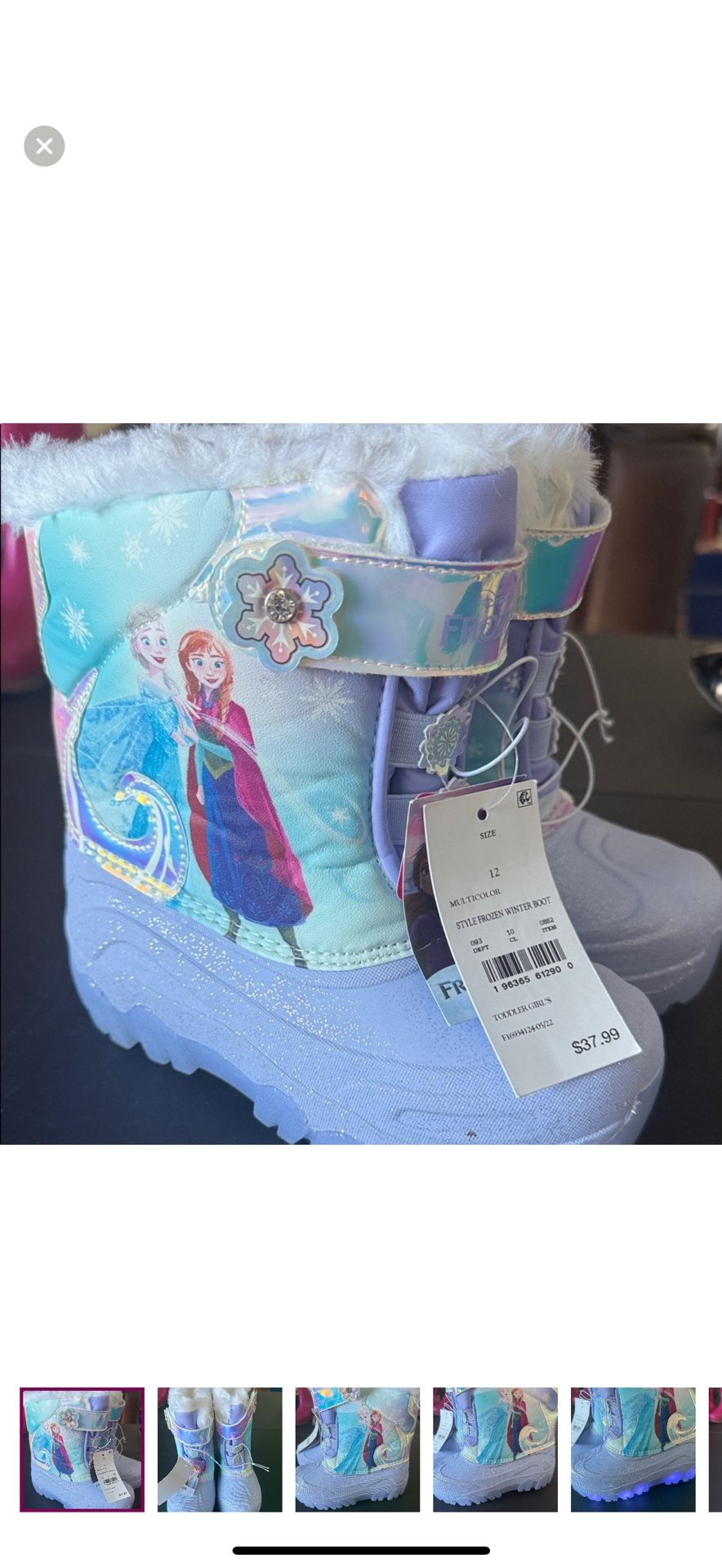 Frozen Kids Snow Boots - Purple