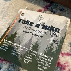 Collapsible Walking Stick With Comp