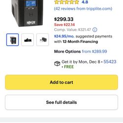 Battery Backup Tripp-Light 