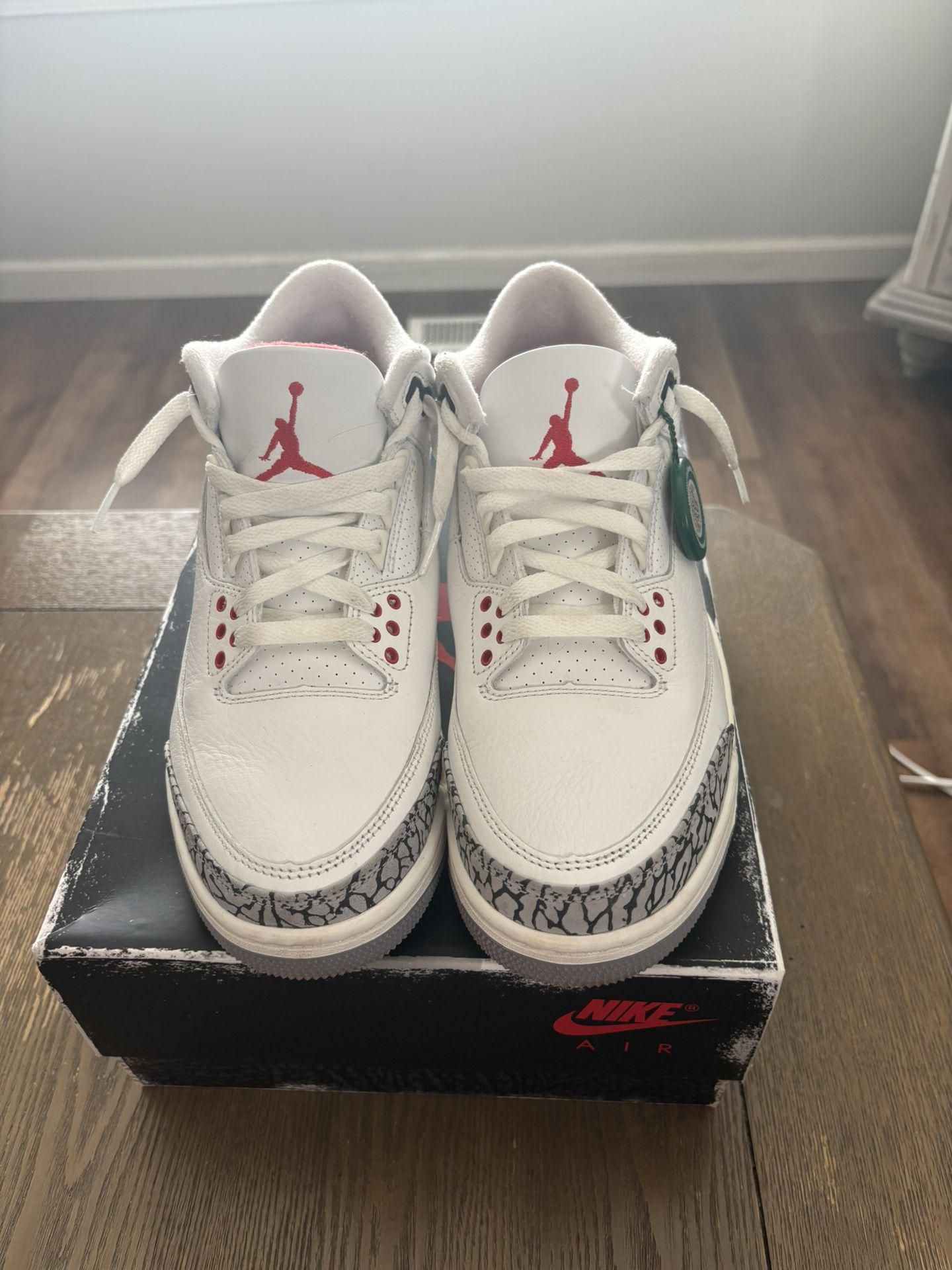 Jordan 3 Retro White Cement Reimagining Size 8 In Mens