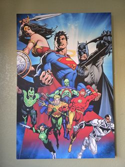 Super Heroes Canvas