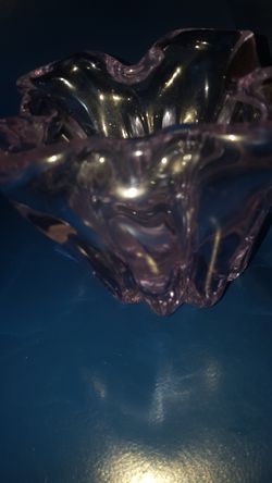50s lavernder glass vase
