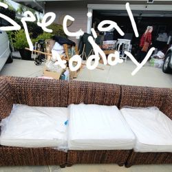 Wicker Couch Special