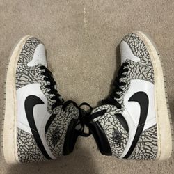 Jordan 1, White Cement, Youth 7 