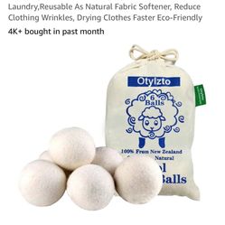 NEW Wool Dryer Balls 6 Pack