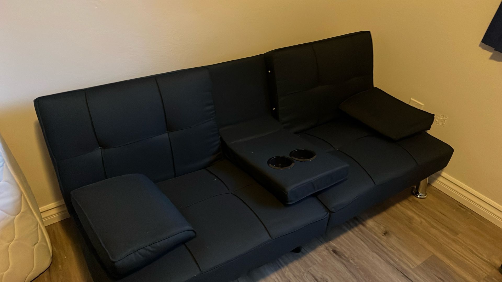 All Black Futon