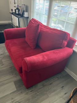 Red Loveseat