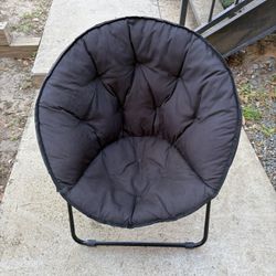Black Folding Chair