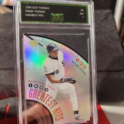 1996 Leaf Greatest Hits /5000 Frank Thomas #6 HOF EJE NM 7