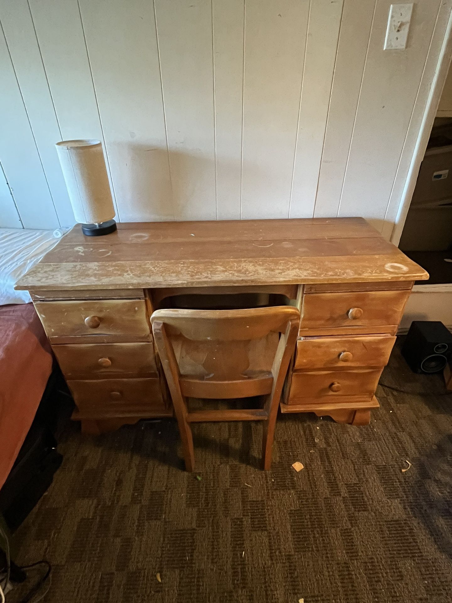 Beautiful Old Wood Desk