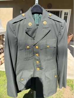 Vintage Military Jacket and Hat