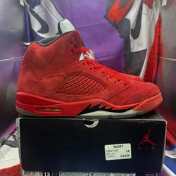 Jordan Retro 5 “Red Suede”